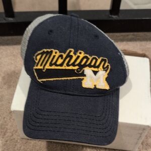 Michigan Navy Blue Michigan hat.